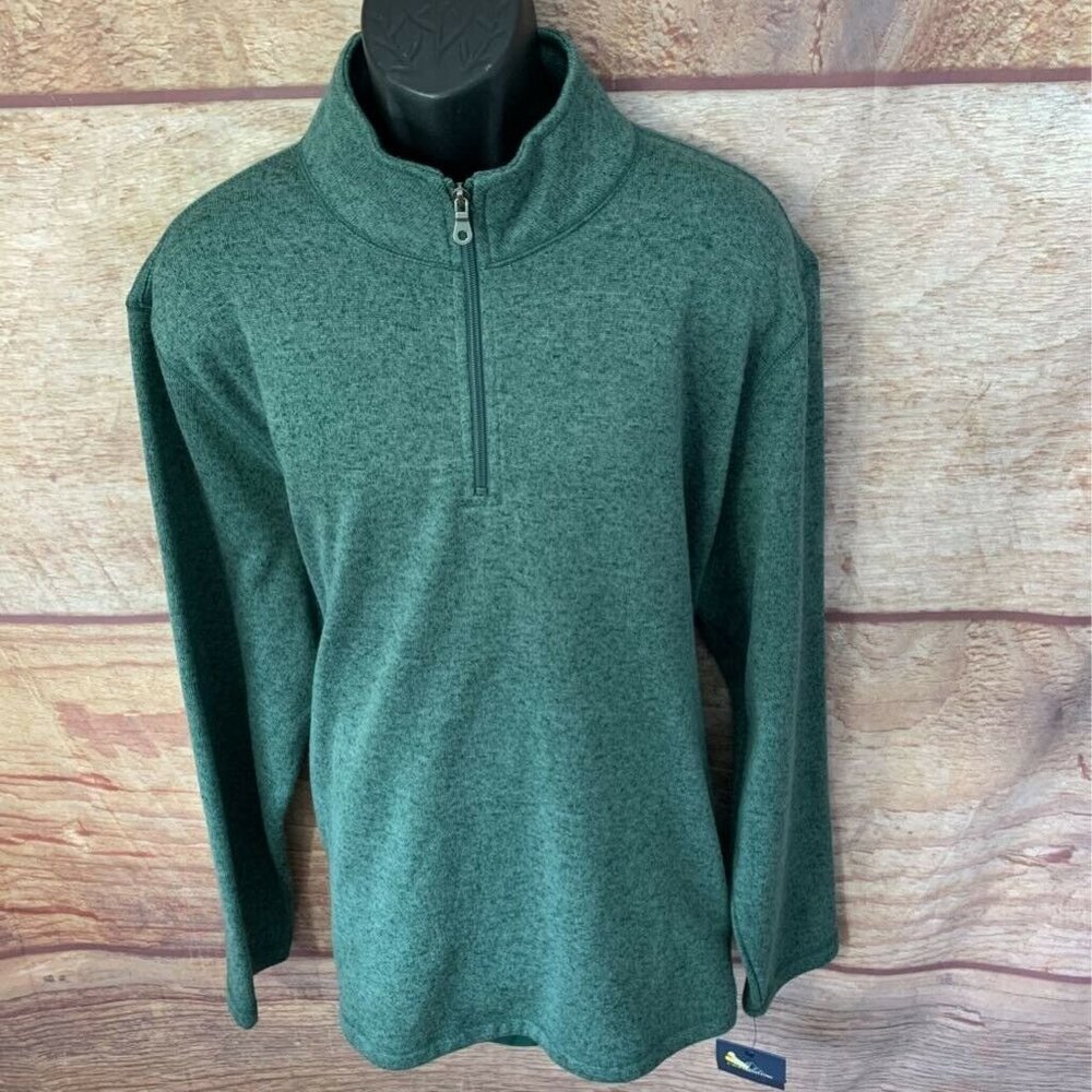 Croft & Barrow Mens 1/4 Zip Sweater Jacket XXL